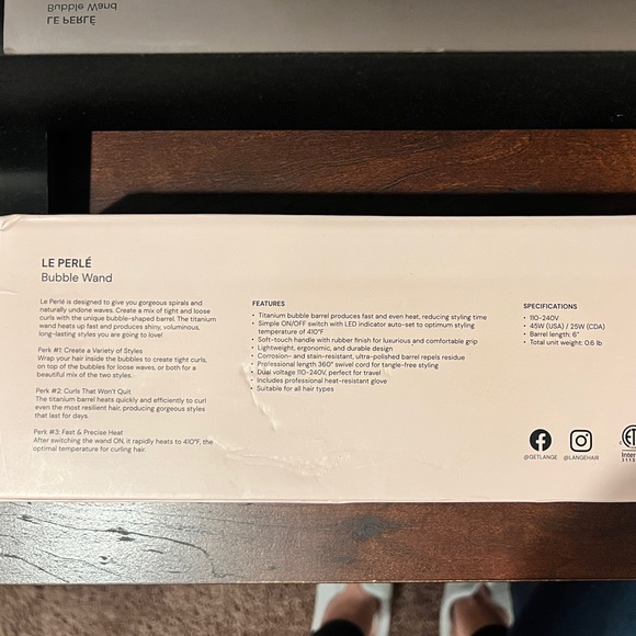 L’ange curling iron - Picture 3 of 3